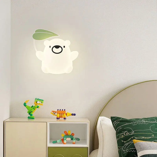 applique murale dessin animé pour enfant avec télécommande optionnelle - vue 2 sur 12