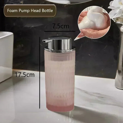 bouteille de savon en verre pour salle de bain élégante et pratique - vue 17 sur 24