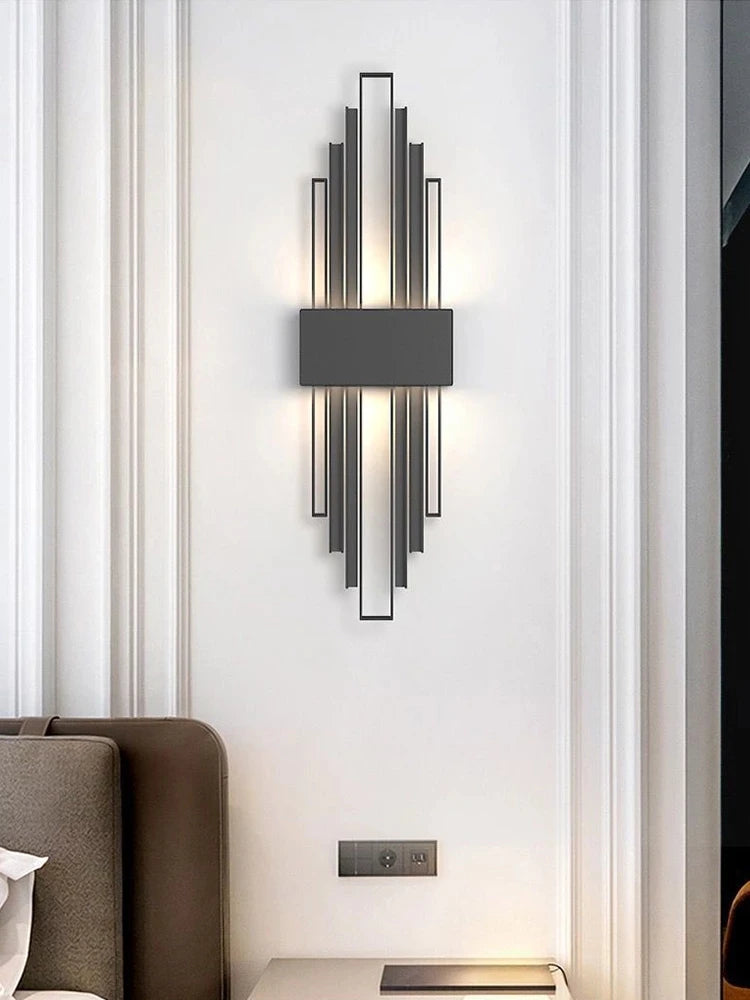 applique murale de luxe moderne éclairage led pour décoration intérieure - vue 3 sur 8