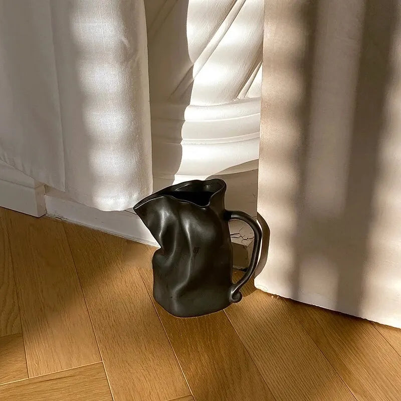 vase en céramique nordique pour décoration florale artisanale - vue 5 sur 8