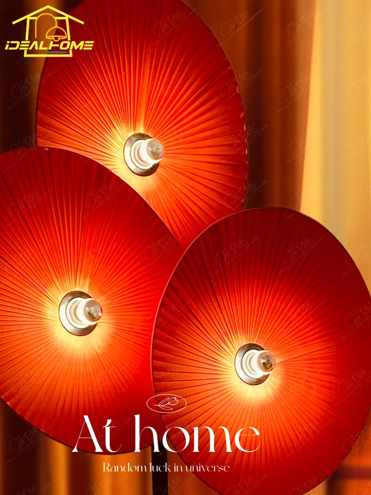 lampe sur pied à led style médiéval avec ventilateur ambiance wabi-sabi - vue 5 sur 8