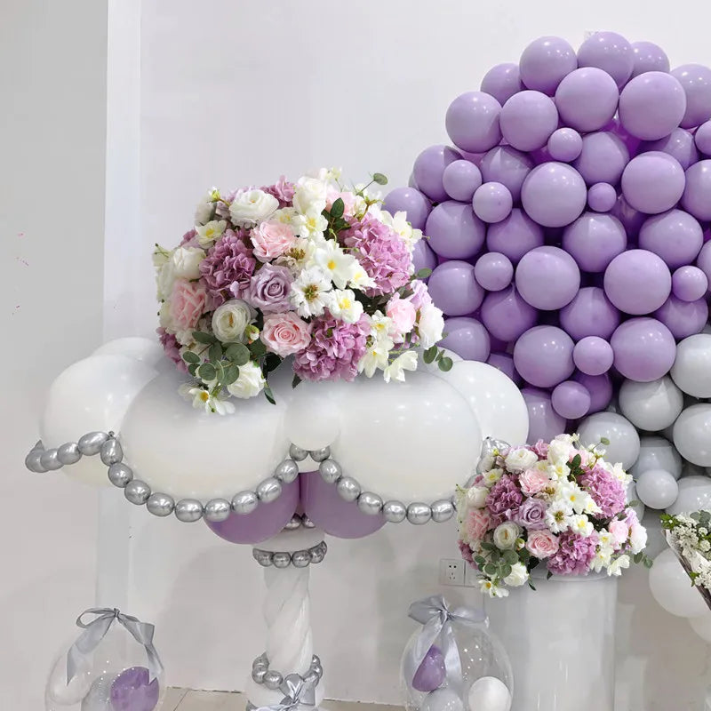boules de fleurs artificielles en soie pour décoration de mariage et photo - vue 5 sur 22
