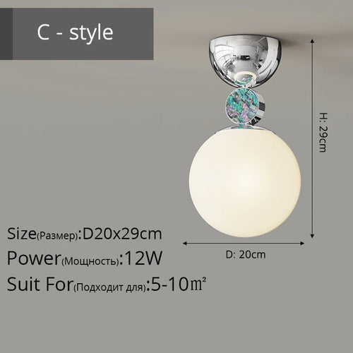suspension décorative en cristal de luxe pour intérieur - vue 12 sur 12