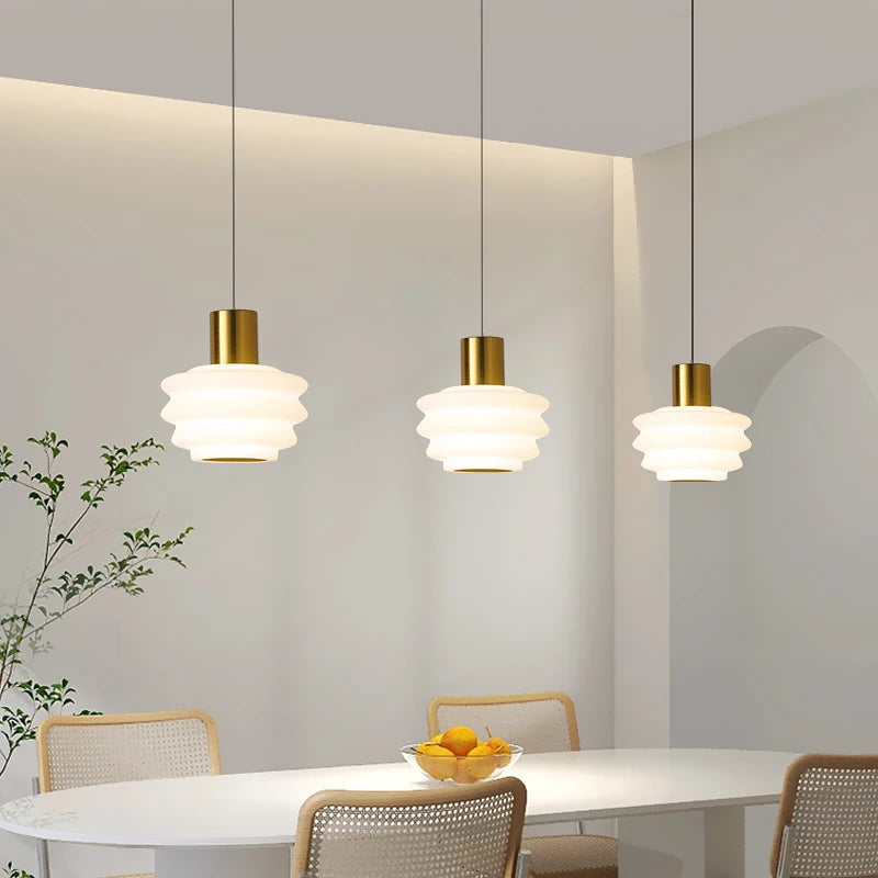 lustre nordique créatif à tête unique moderne - vue 6 sur 12