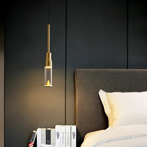 suspension design en cuivre pour éclairage intérieur chic - vue 4 sur 8