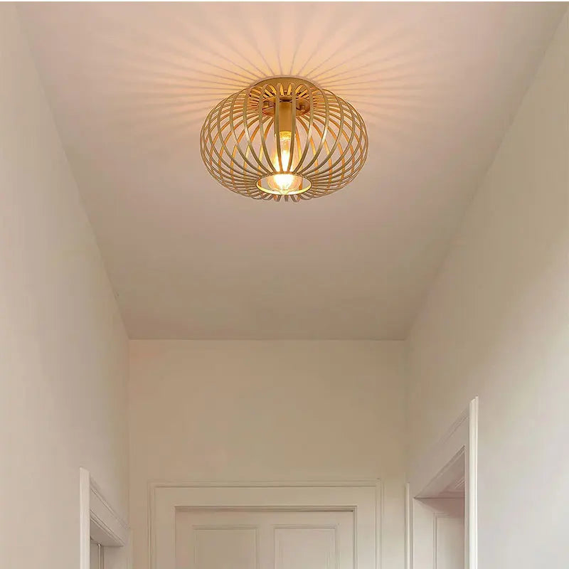 plafonnier moderne en fer style américain pour intérieur - vue 3 sur 7