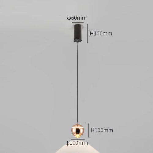 suspension moderne en forme de boule pour intérieur créatif - vue 10 sur 12