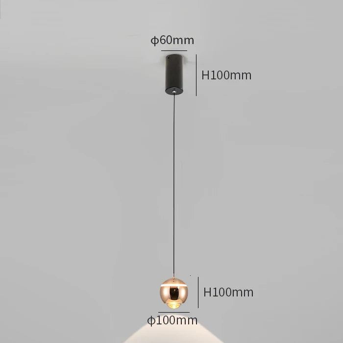 suspension moderne en forme de boule pour intérieur créatif - vue 9 sur 12
