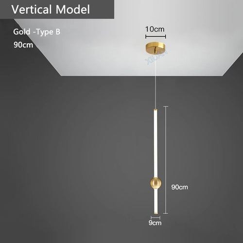 suspension horizontales modernes pour table à manger - vue 13 sur 22