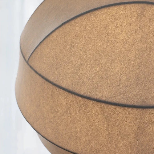 Lustre boule design en tissu style soie fait à la main - vue 4 sur 6