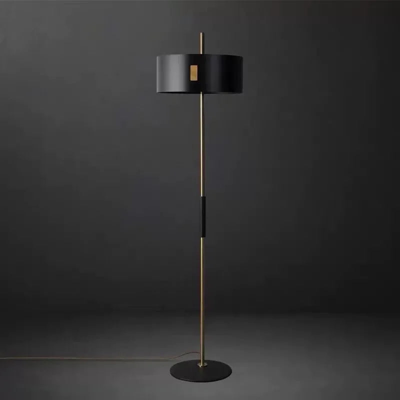 Modern Creative Led Floor Lamp, Used In The Living Room Next To The Sofa, Bedroom Bedside Lamp, Black Floor Lamp In The Study - vue 1 sur 8