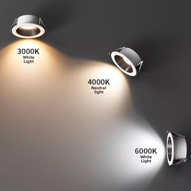 spot encastré design pour éclairage intérieur moderne - vue 3 sur 6