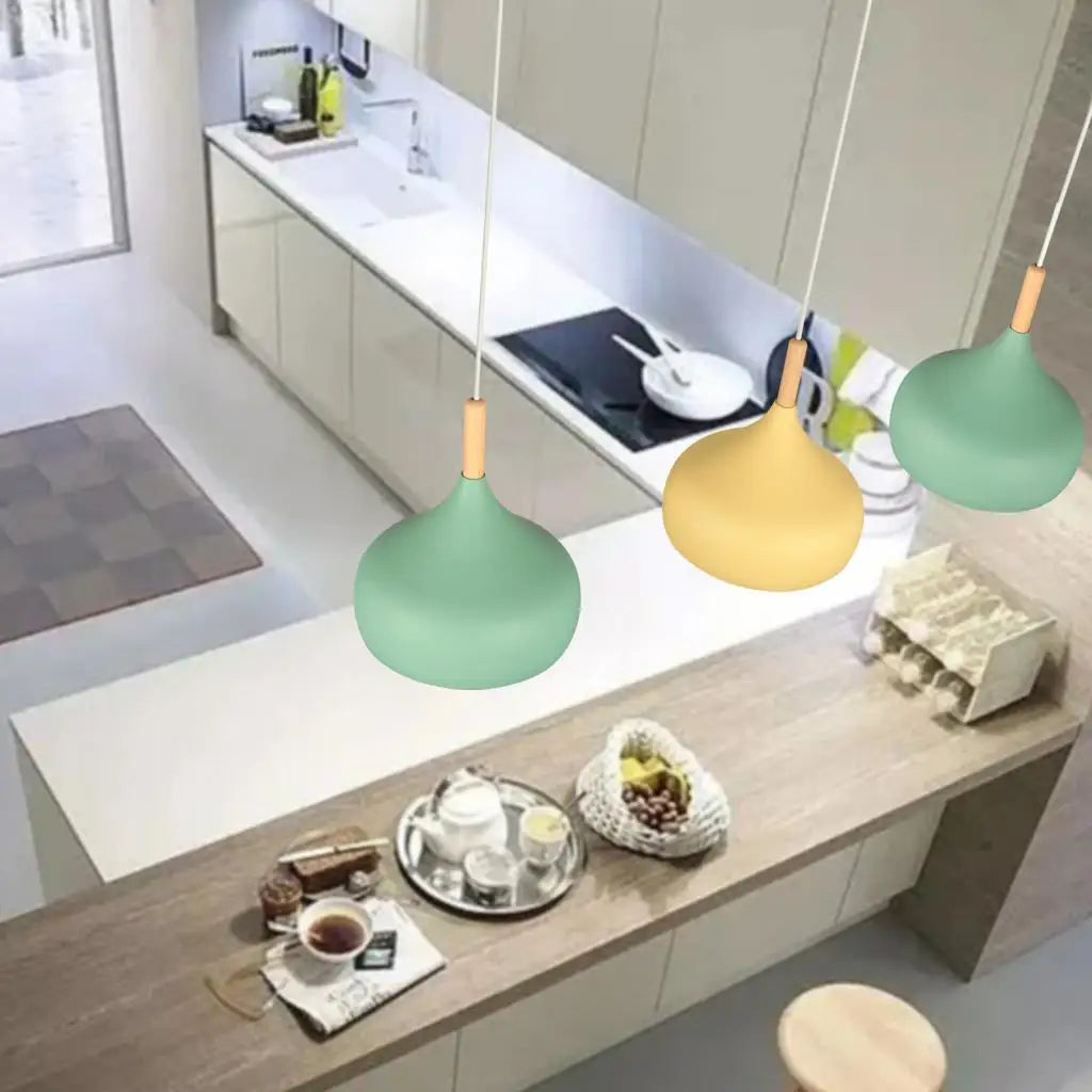 luminaires suspendus modernes nordiques pour bar et restaurant - vue 3 sur 17