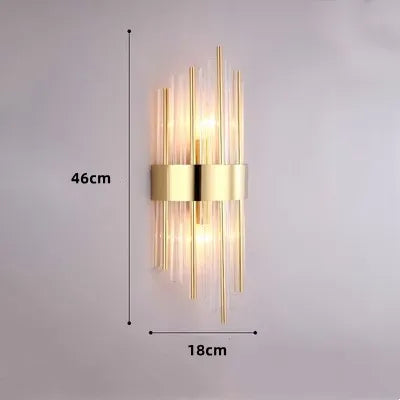 applique murale en cristal design pour éclairage moderne de la maison - vue 18 sur 21