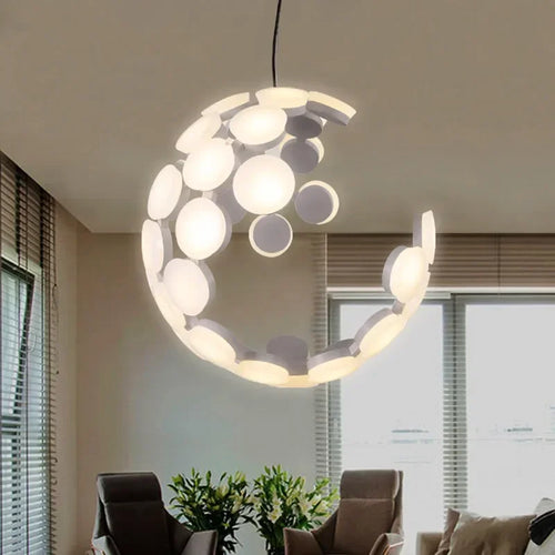 suspension design nordique moderne pour éclairage intérieur - vue 4 sur 5
