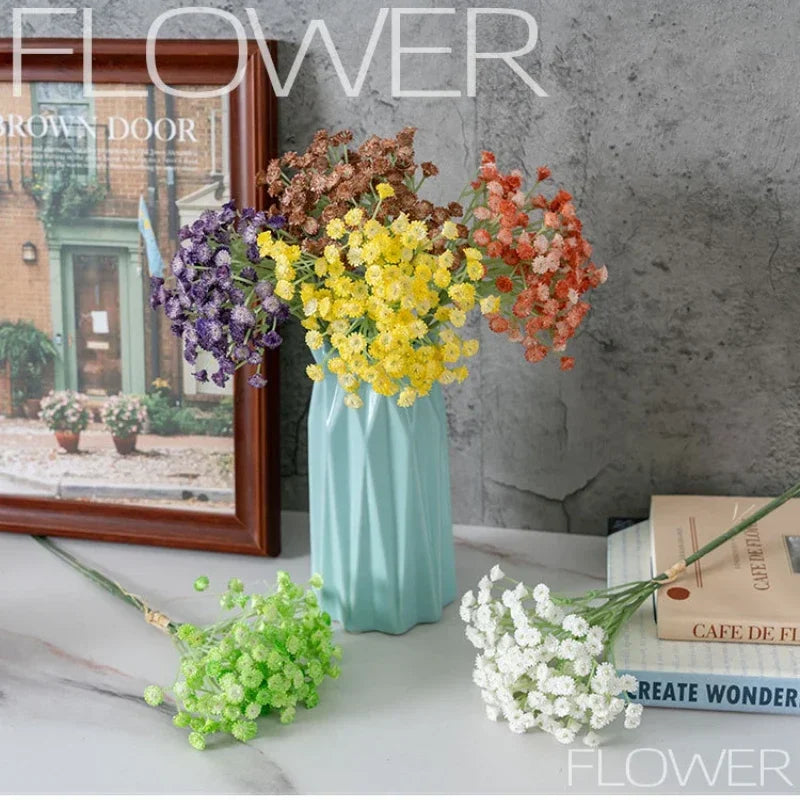 bouquet de gypsophiles artificielles pour décoration de mariage - vue 6 sur 16