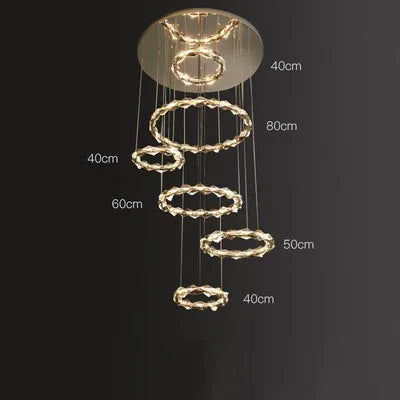 lustre moderne en cristal pour ambiance élégante et minimaliste - vue 14 sur 19