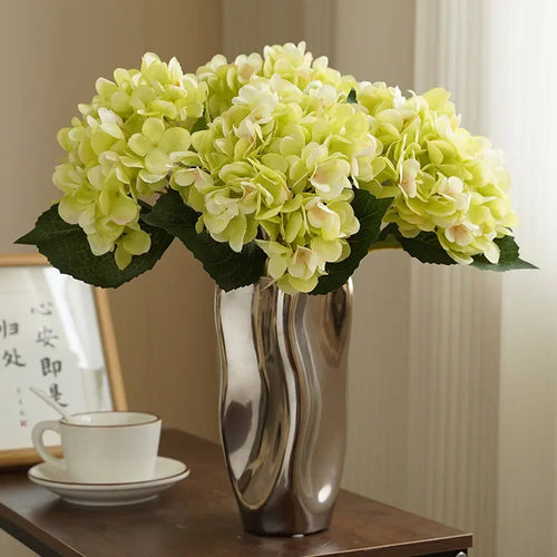 fleurs d'hortensia artificielles pour décoration élégante et durable - vue 3 sur 15