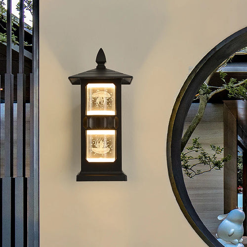 applique murale extérieures étanches minimalistes pour jardin - vue 4 sur 14