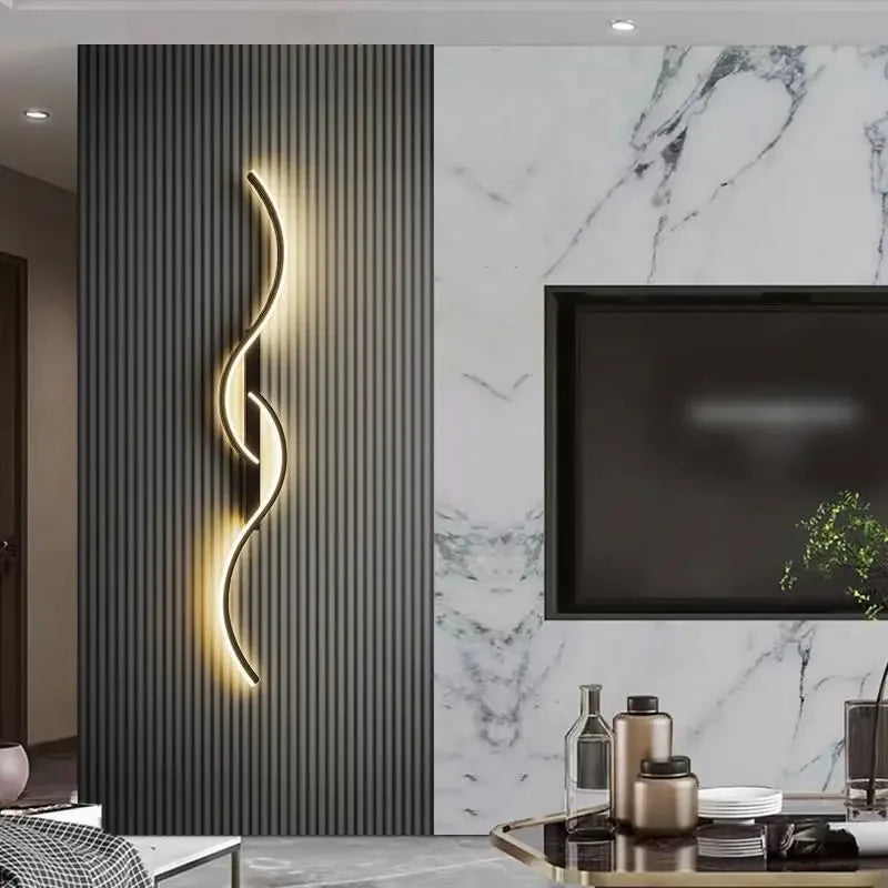 applique murale led moderne minimaliste de luxe décorative