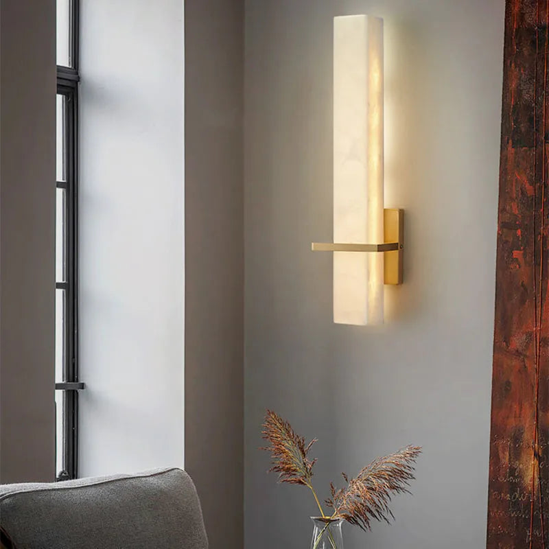 Applique cuboïde en marbre naturel - vue 3 sur 7