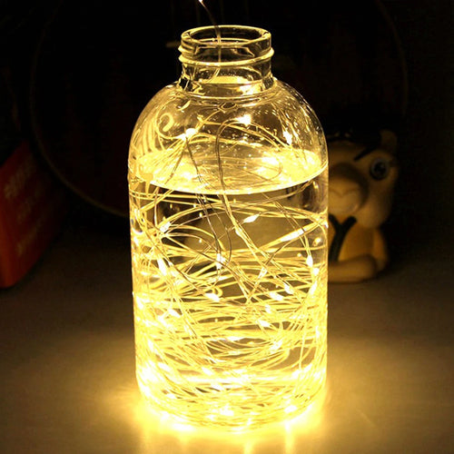 lot de 10 guirlandes lumineuses en liège pour décoration et bricolage - vue 4 sur 9