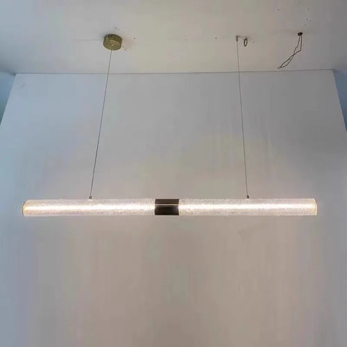 suspension en bois design nordique moderne led gradable - vue 3 sur 8