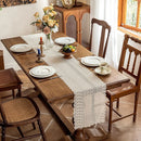 Chemin de table dentelle ajourée style vintage romantique