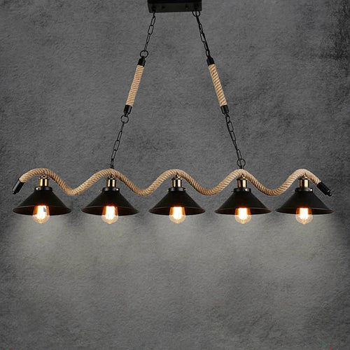 Lustre de Restaurant de Style industriel rétro - vue 5 sur 8