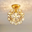 plafonnier moderne en cristal led pour décoration luminaire