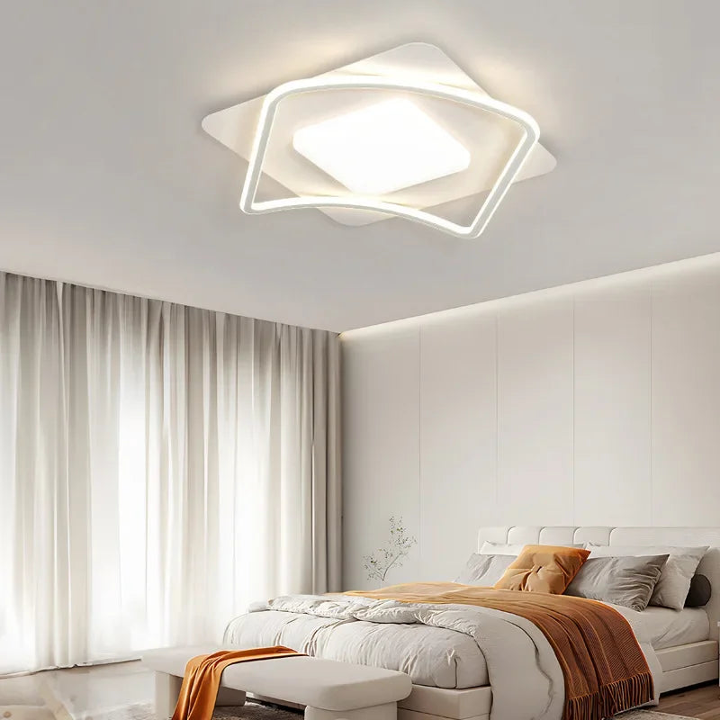 110V220V spectre complet crème vent Protection des yeux atmosphérique salon chambre principale Led plafonnier Packa - vue 4 sur 10