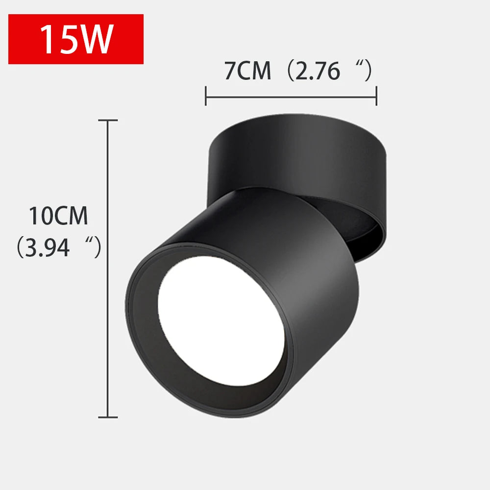 spot led extérieur à angle réglable sans perforation - vue 8 sur 14