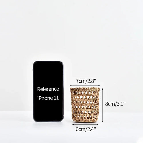 panier de pique-nique en rotin pour rangement et décoration intérieure - vue 11 sur 10