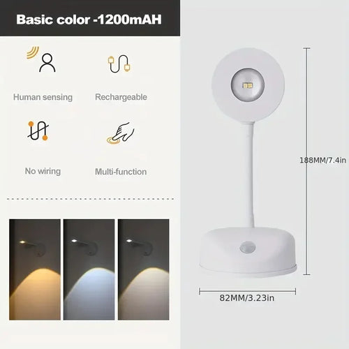 applique murale intelligente sans fil avec détection humaine et intensité variable - vue 9 sur 10