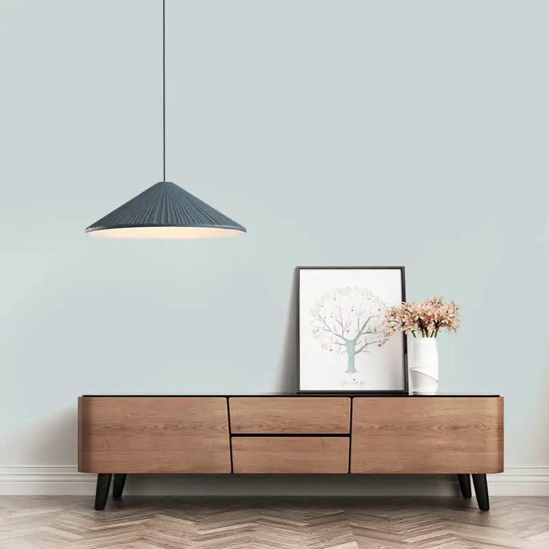 lustre led moderne en forme de chapeau pour éclairage intérieur - vue 6 sur 15