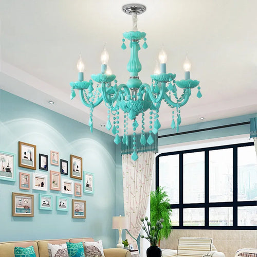 lustre en cristal pour une chambre de petite fille - vue 3 sur 12