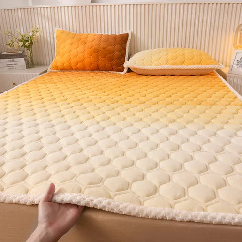 surmatelas doux pour étudiants en peluche pour lit simple ou double - vue 19 sur 18