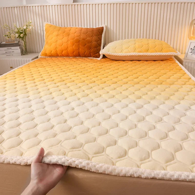 surmatelas doux pour étudiants en peluche pour lit simple ou double - vue 18 sur 18