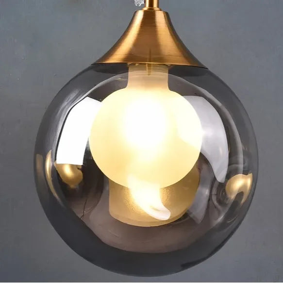applique murale moderne à led en forme de boule décorative - vue 5 sur 11