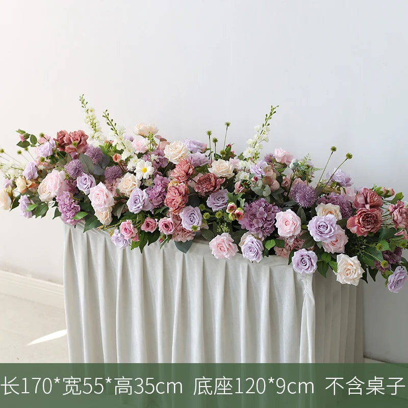 arrangement de fleurs artificielles pour décoration de mariage et événements - vue 8 sur 12