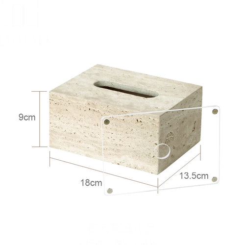 ensemble d'accessoires en marbre naturel pour salle de bain - vue 13 sur 30