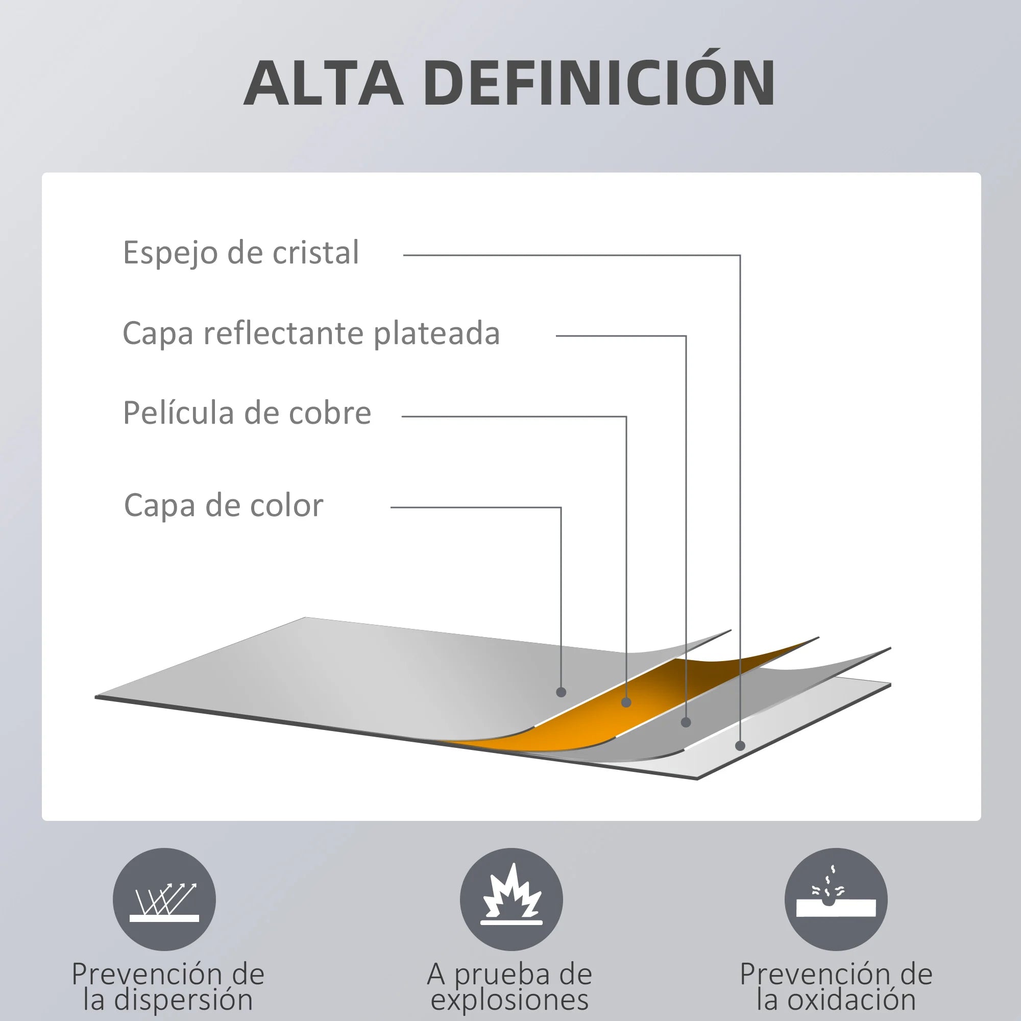 miroir mural décoratif pour un intérieur élégant et moderne - vue 5 sur 6
