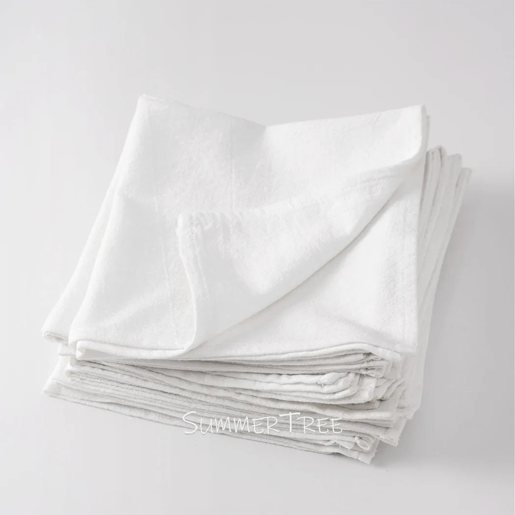 Serviette de table coton lavé style vintage durable