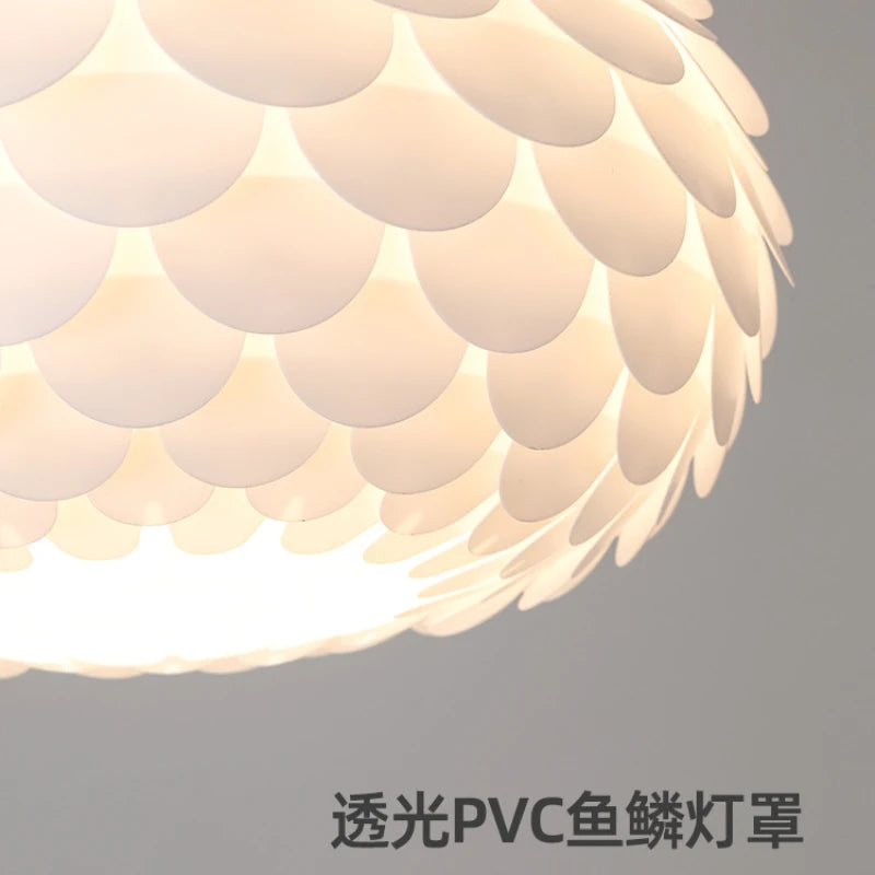 lustre créatif lumière chaude design moderne pour chambre fille - vue 5 sur 10