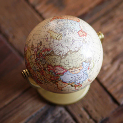 globe terrestre rétro créatif pour apprendre la géographie - vue 4 sur 6