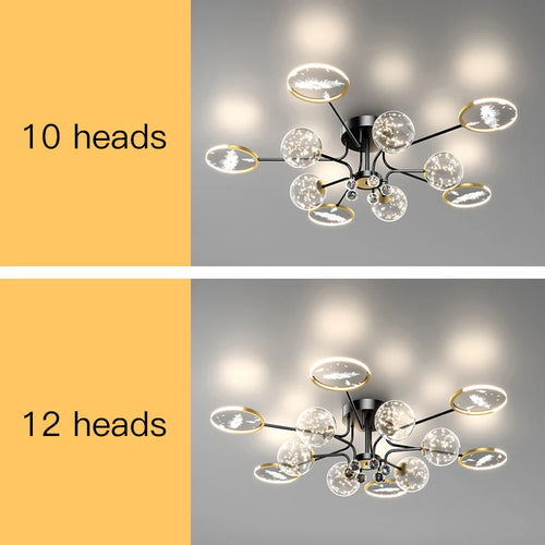 Plafonnier LED avec télécommande - vue 6 sur 9