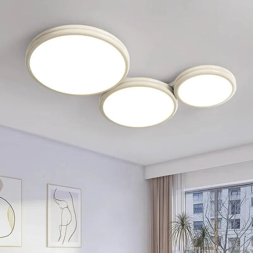 Luxueux plafonnier LED Macaron soin de la vue maison - vue 3 sur 24