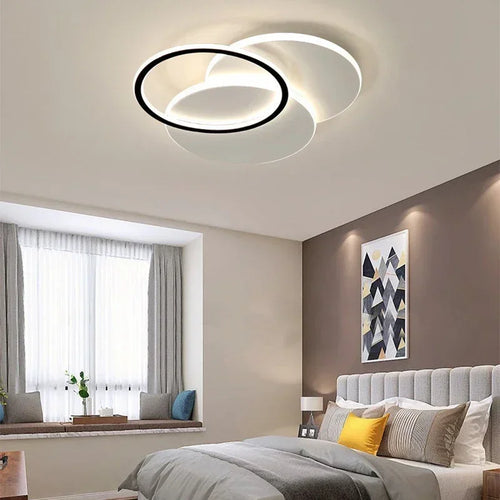 plafonnier led moderne lustre décoratif pour intérieur - vue 5 sur 9