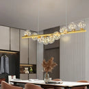 lustre moderne boule de verre éclairage de décoration suspendu