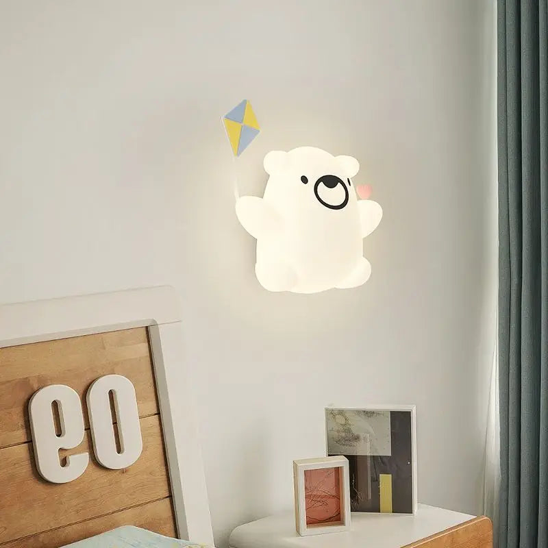 applique murale dessin animé pour enfant avec télécommande optionnelle - vue 4 sur 12